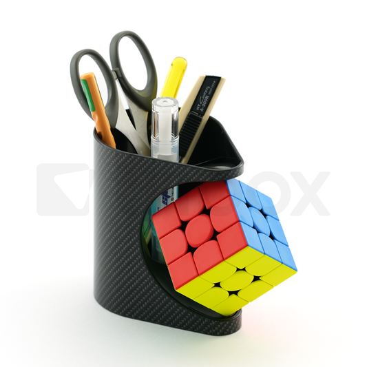 Cube & Pen Holder (CARBON)