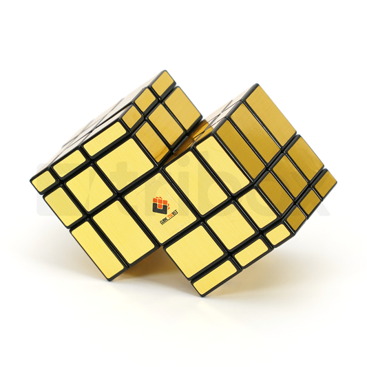 CubeTwist Double Mirror Cube Stickered (Gold)