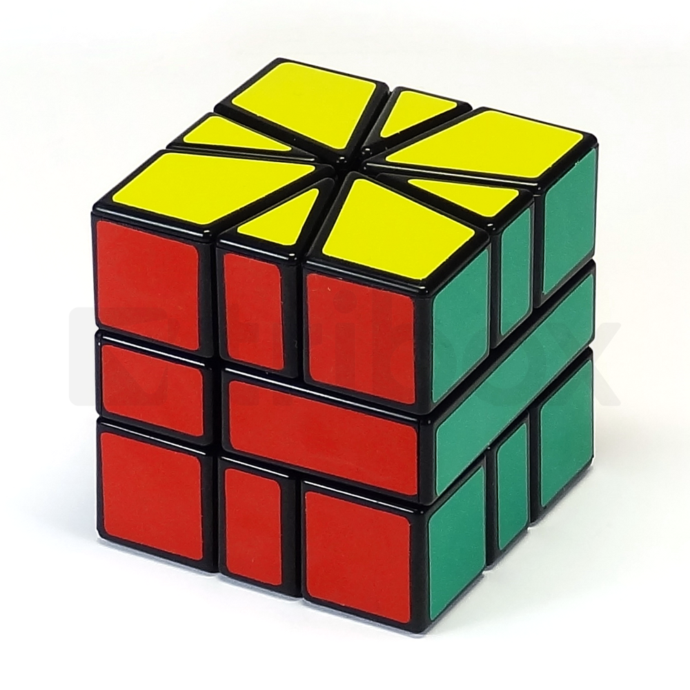 CubeTwist Square-1 Stickered (Black)