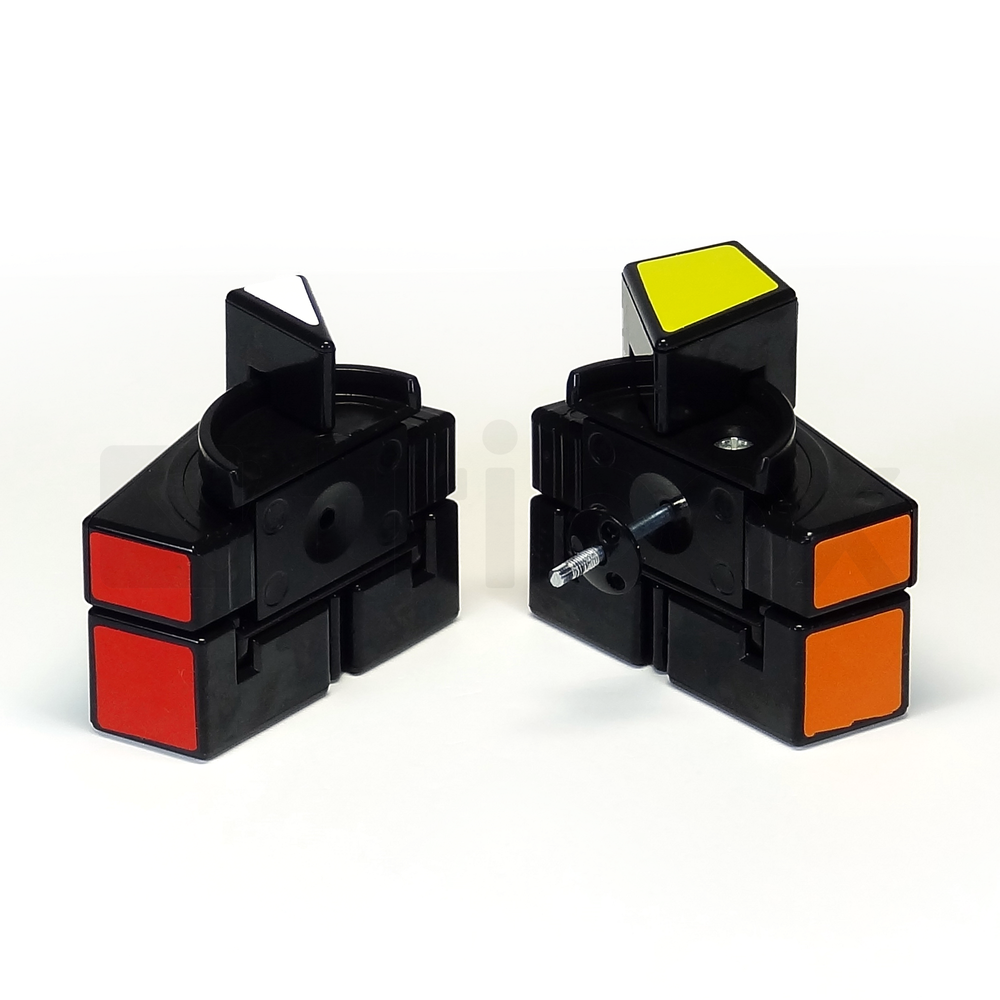 CubeTwist Square-1 Stickered (Black)