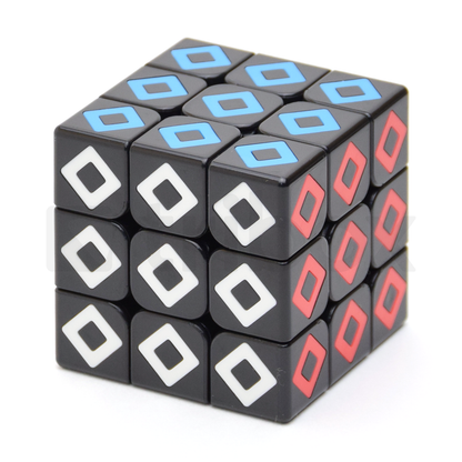 Cubing Classroom Black Crystal 3x3x3 Tiled (Diamond)