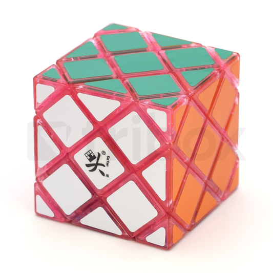 DaYan Master Skewb Stickered (Transparent Pink)