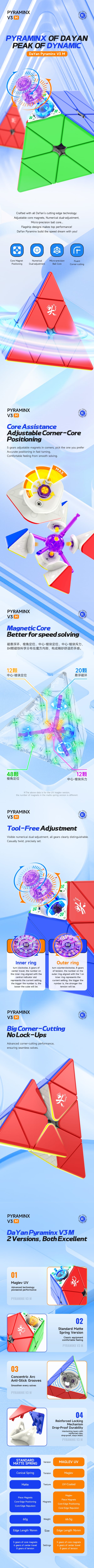DaYan Pyraminx V3 MC メーカー製品情報 1