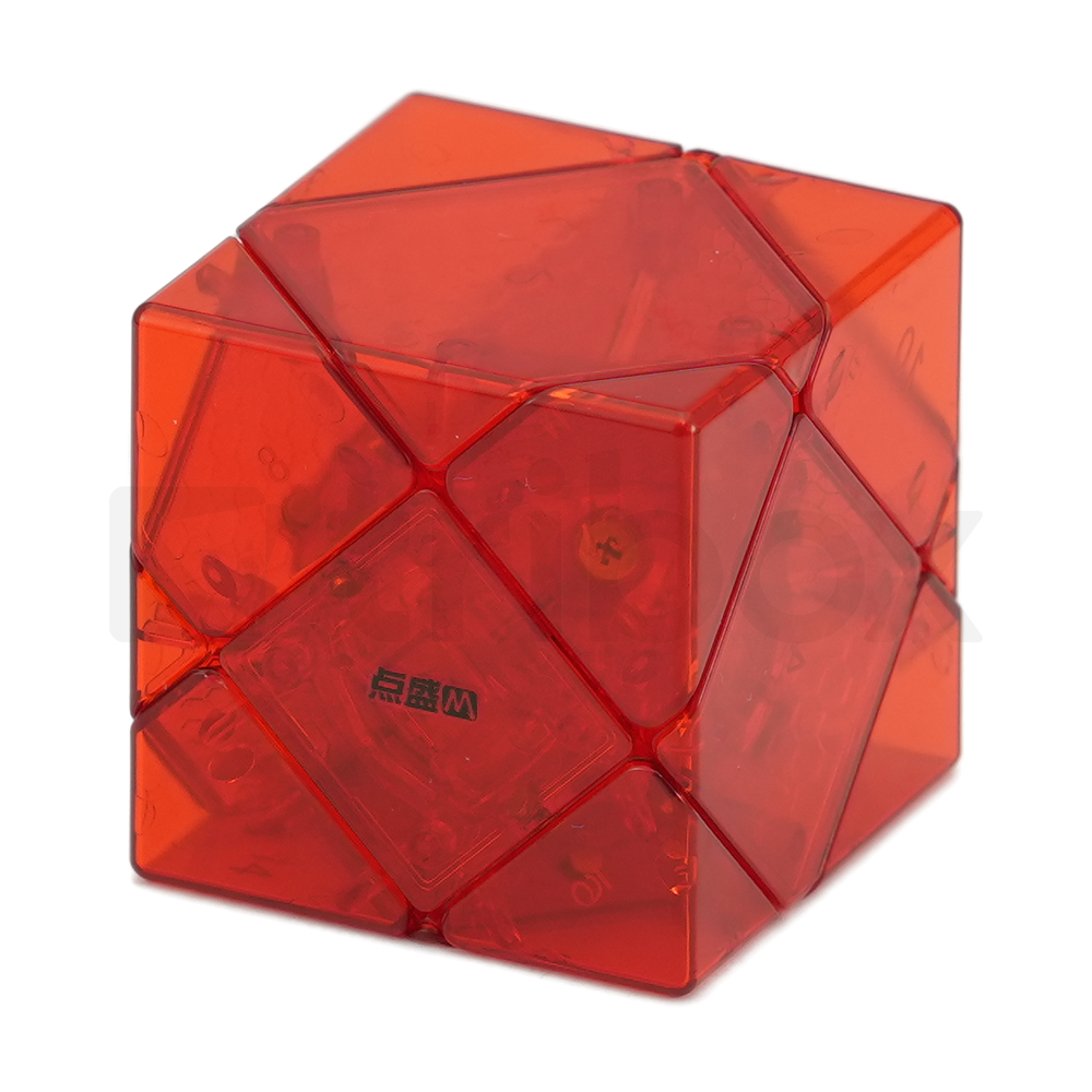 DianSheng Galaxy Mirror Skewb M (Transparent Red)