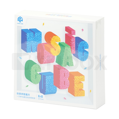 GAN Mosaic Cubes 36 Tiled (Black)
