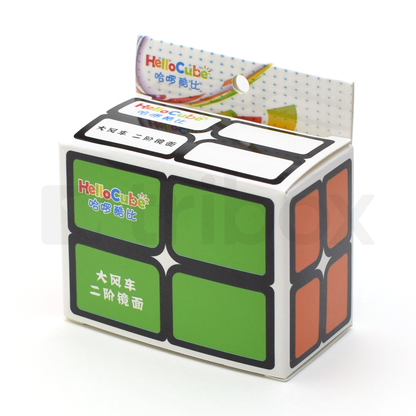 HelloCube Flat 2x2x2 Stickered (White)
