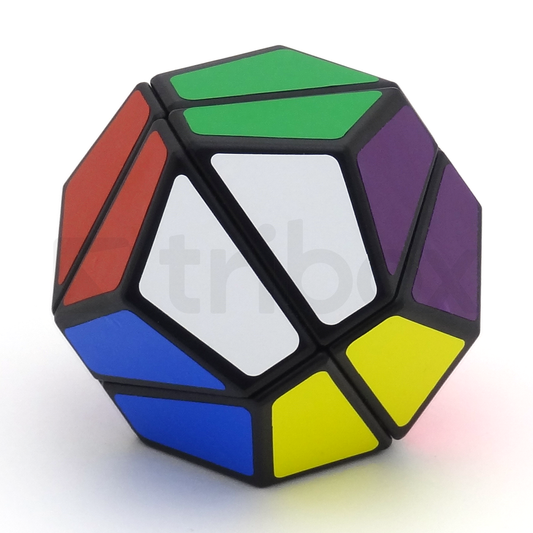 LanLan 2x2x2 Dodecahedron Stickered (Black)