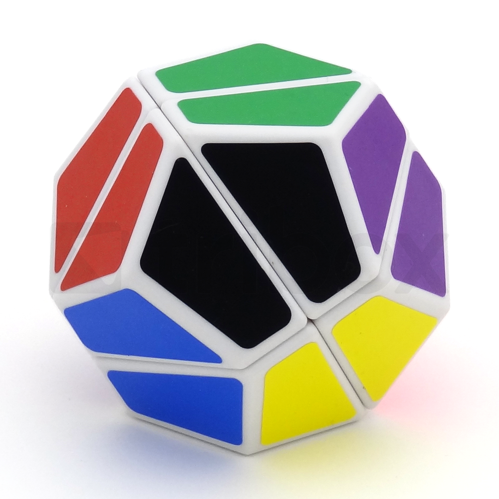 LanLan 2x2x2 Dodecahedron Stickered (White)