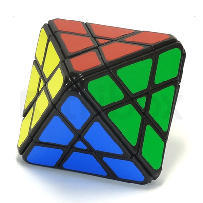 LanLan 4x4x4 Octahedron Stickered (Black)