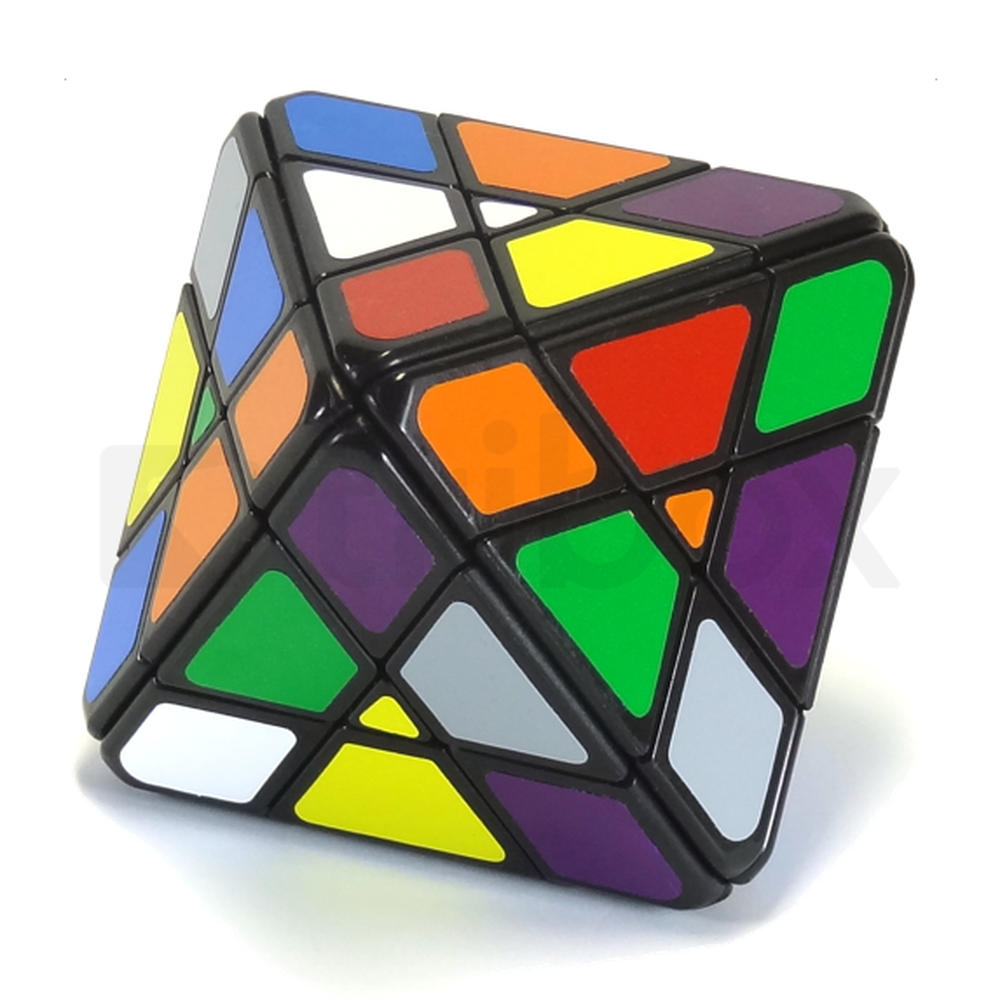 LanLan 4x4x4 Octahedron Stickered (Black)