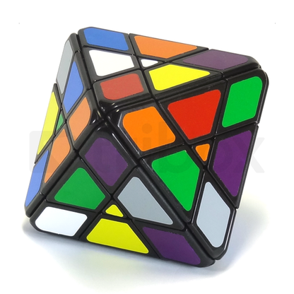 LanLan 4x4x4 Octahedron Stickered (Black)