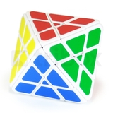 LanLan 4x4x4 Octahedron Stickered (White)