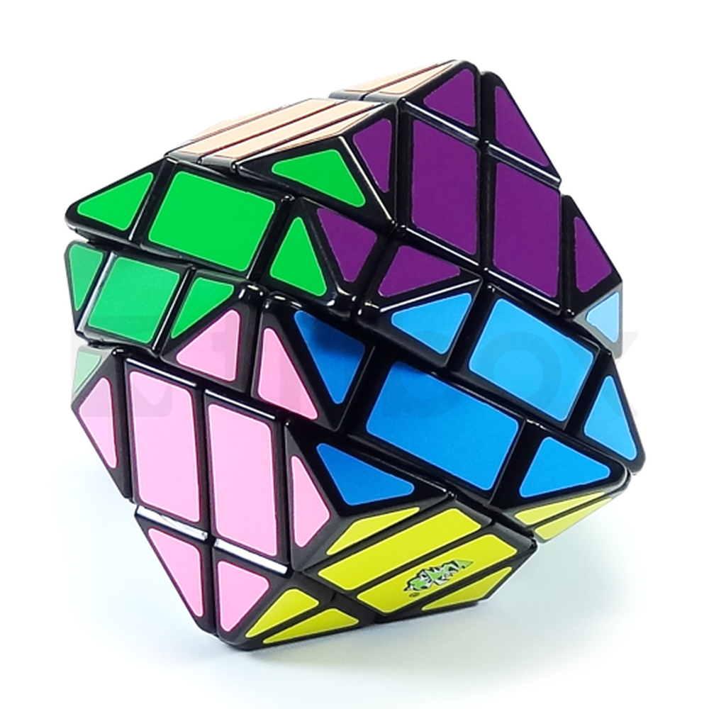 LanLan 4x4x4 Rhombic Dodecahedron Stickered (Black)