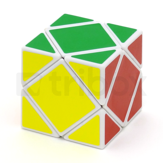 LanLan Skewb Stickered (White)