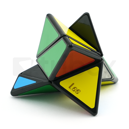 Lee 3-Axis Mutabilis Pyraminx Stickered