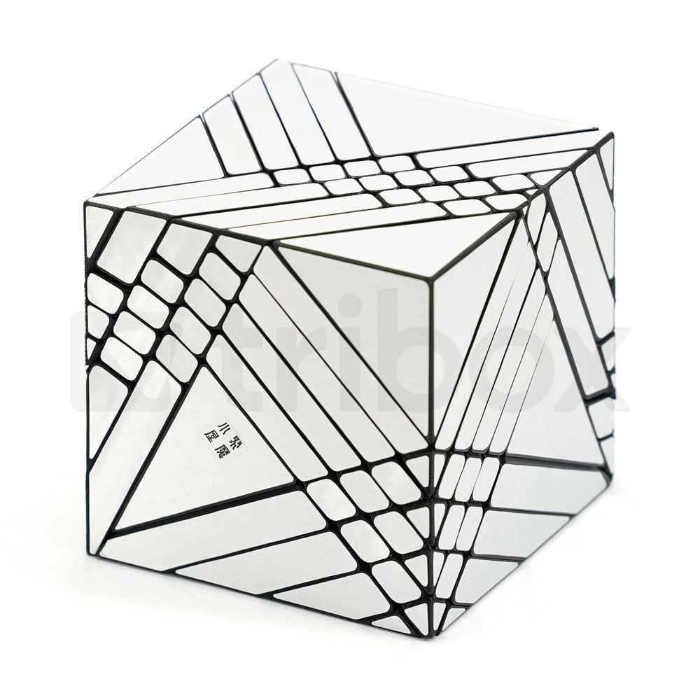 Lee 6x6x6 Ghost Cube Stickered