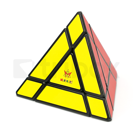 Meffert's Flat Jing's Pyraminx Stickered