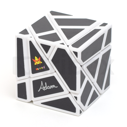 Meffert's Ghost Cube White (Black Stickered)