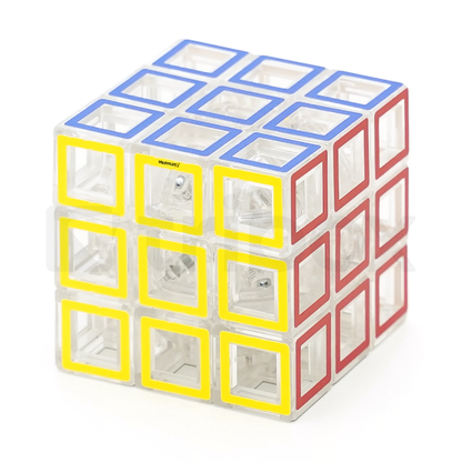 Meffert's Hollow Cube 3x3x3 Stickered (Transparent)