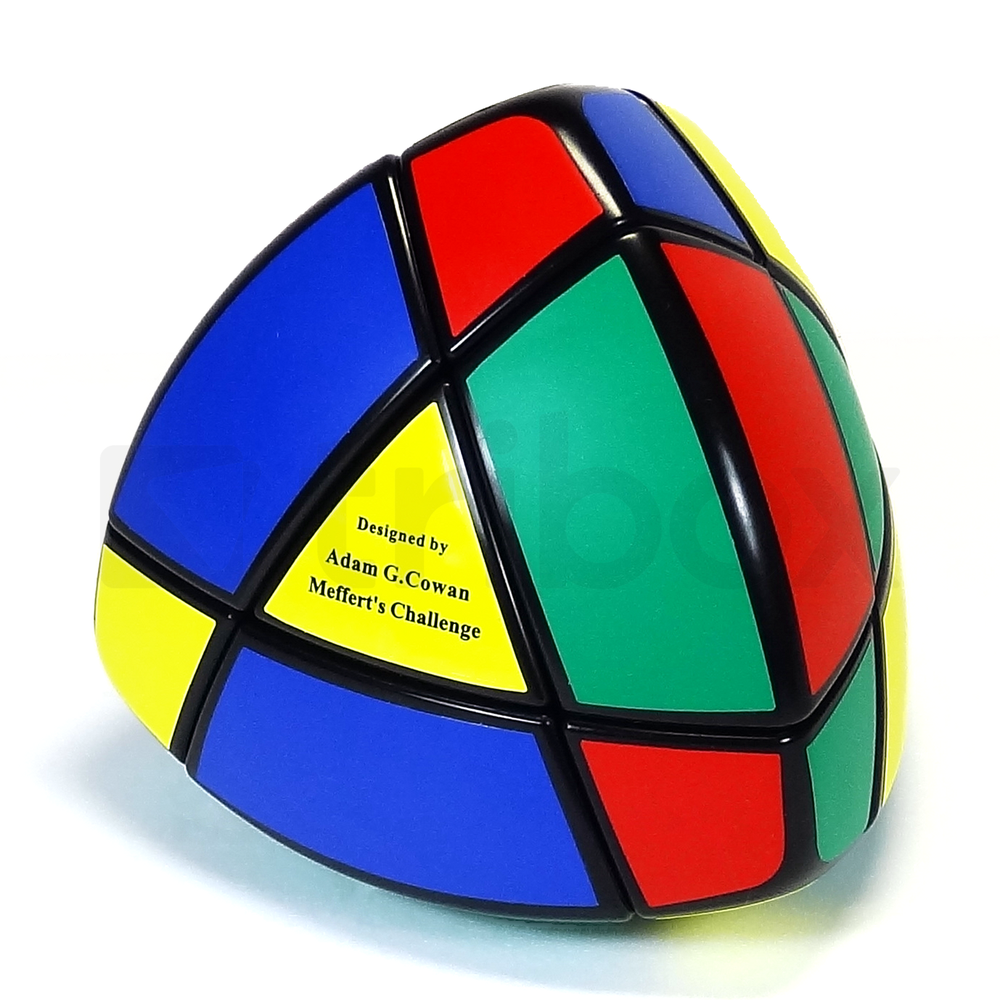 Meffert's Jing's Pyraminx Stickered (PVC Black)