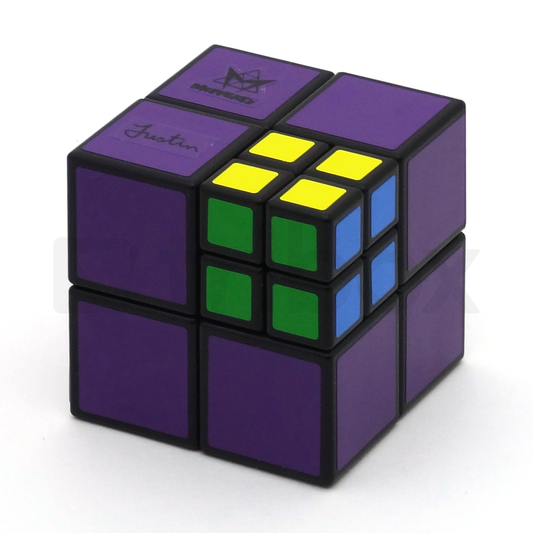 Meffert's Pocket Cube Black (Purple Stickered)