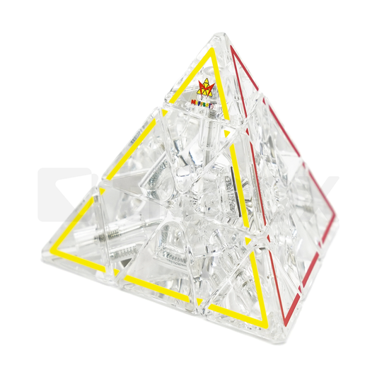 Meffert's Pyraminx 50th Anniversary Crystal Edition Stickered