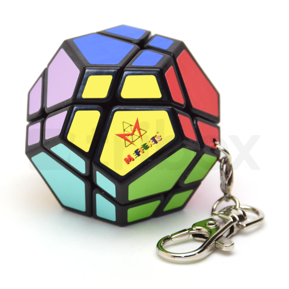 Meffert's Skewb Ultimate Keychain Stickered