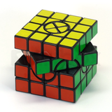 mf8 Crazy 4x4x4 Cube (I) Stickered (Black)
