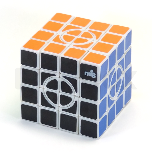 mf8 Crazy 4x4x4 Cube (I) Stickered (White)