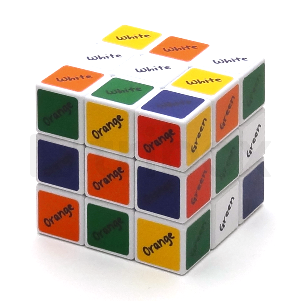 Oliver's 2 Solutions Cube [Sticker DIY]