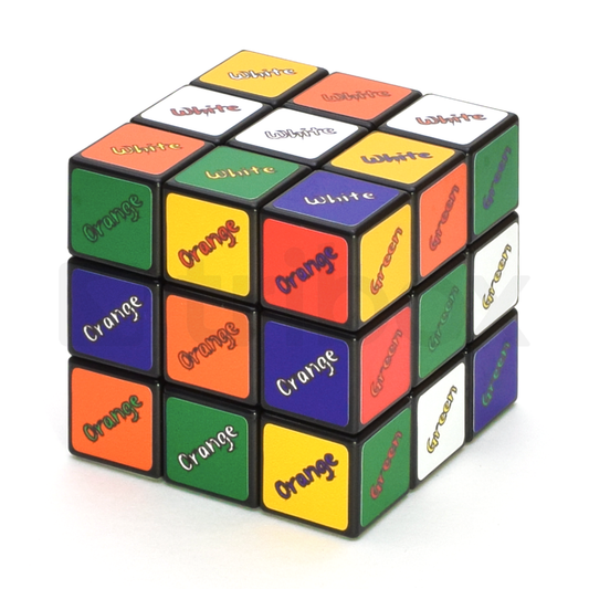 Oliver's 3 Solutions Cube [Sticker DIY]