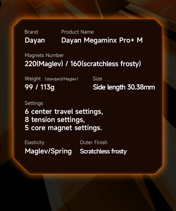 DaYan Megaminx Pro+ MC メーカー製品情報 9