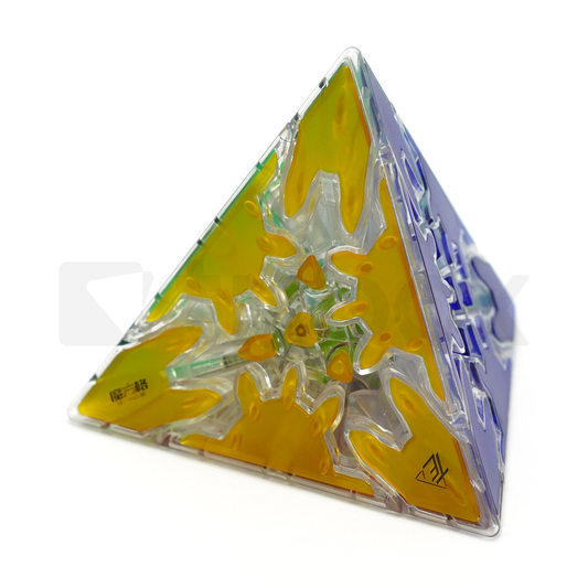 QiYi Gear Pyraminx Tiled (Transparent)