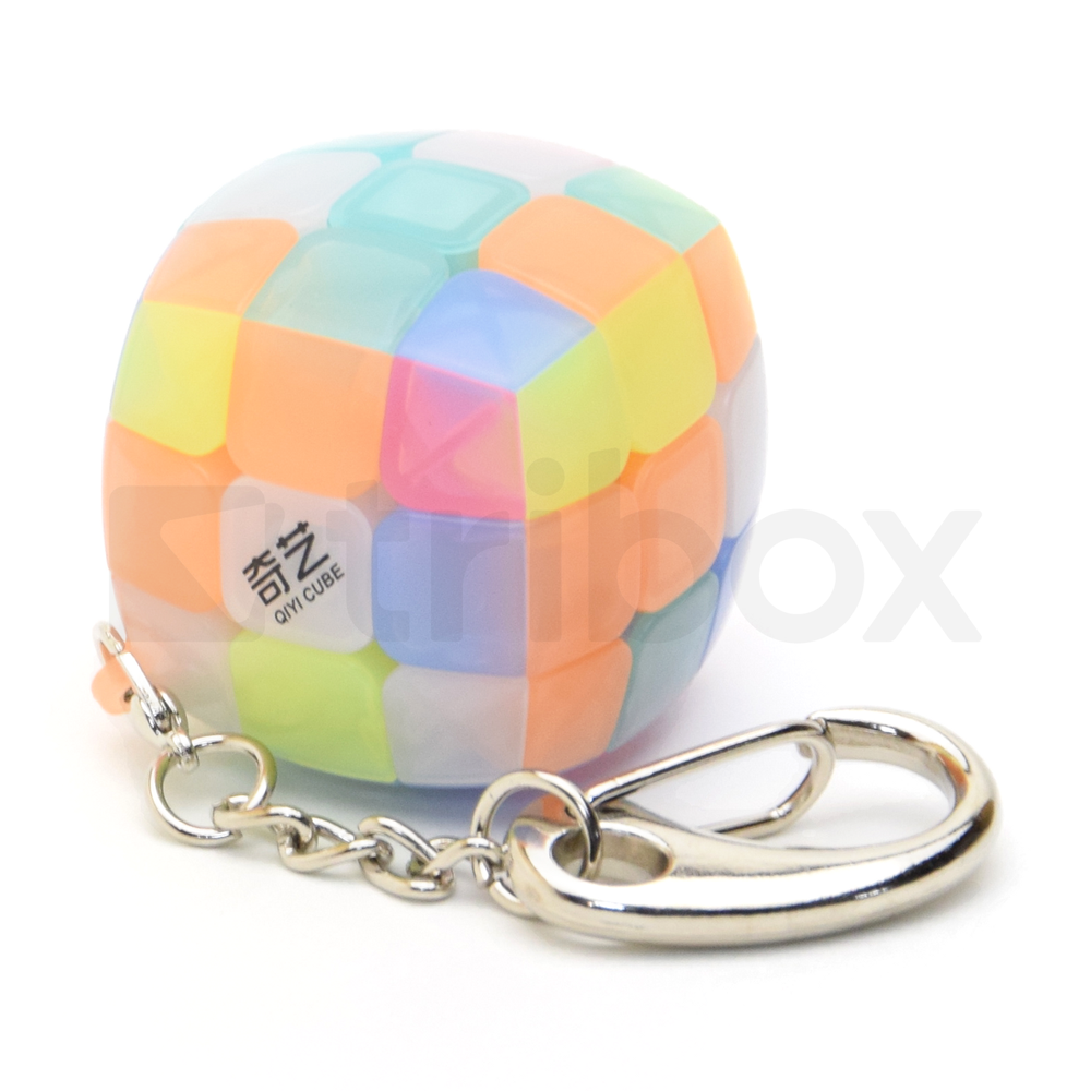 QiYi Pillowed 3x3x3 Keychain Jelly Cube Edition (Pastel)