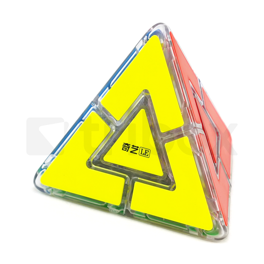 QiYi Pyraminx Duo Tiled Limited Edition (Transparent)