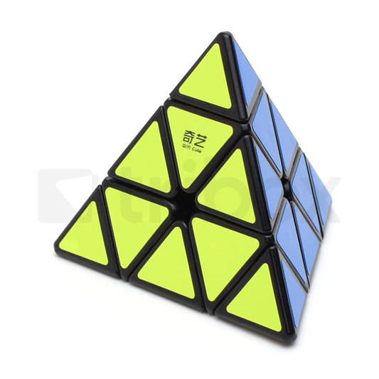 QiYi Pyraminx QiMing A Stickered (Black)