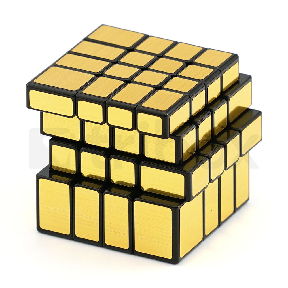 ShengShou 4x4x4 Mirror Cube Stickered (Gold)