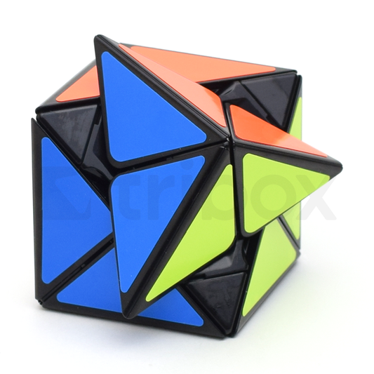 ShengShou Dino Cube Stickered (Black)