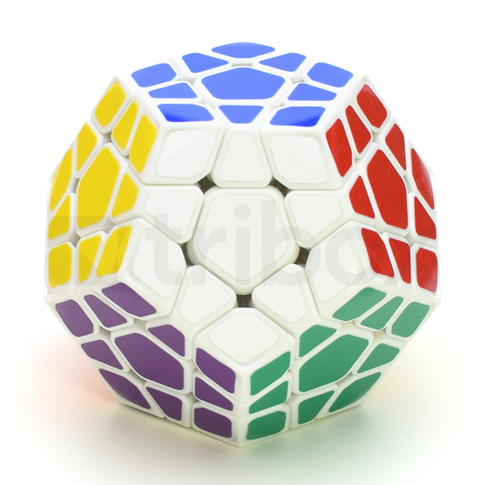 ShengShou Megaminx Aurora Stickered (White)