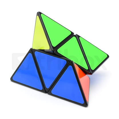 ShengShou Pyramorphix Stickered (Black)