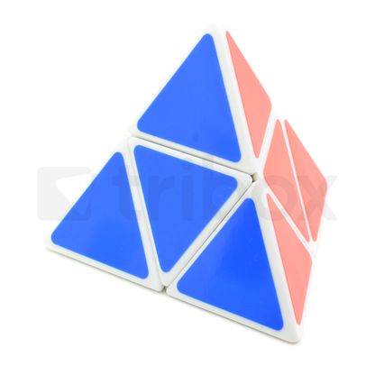 ShengShou Pyramorphix Stickered (White)
