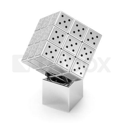 Stainless-Steel Twister Cube Tiled