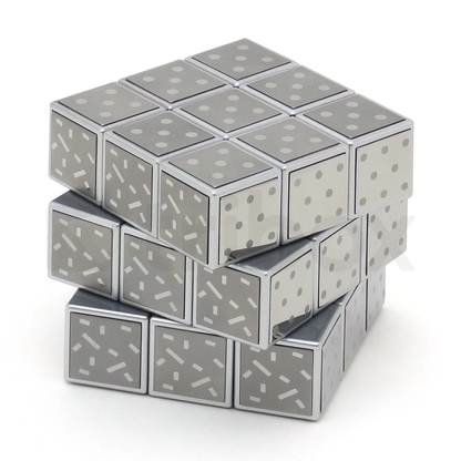 Stainless-Steel Twister Cube Tiled
