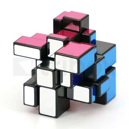 tribox 2 Solutions Mirror Cube 3x3x3 [Sticker DIY]