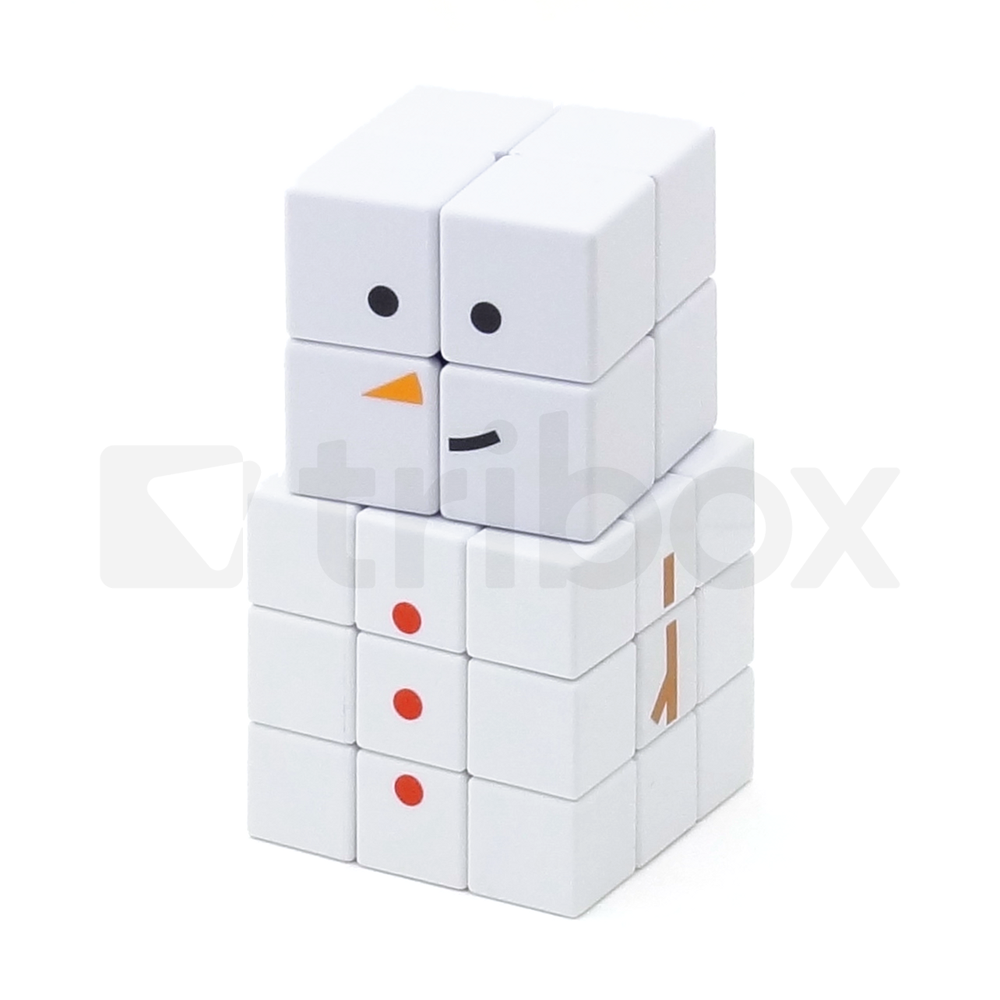 tribox Snowman Stickered