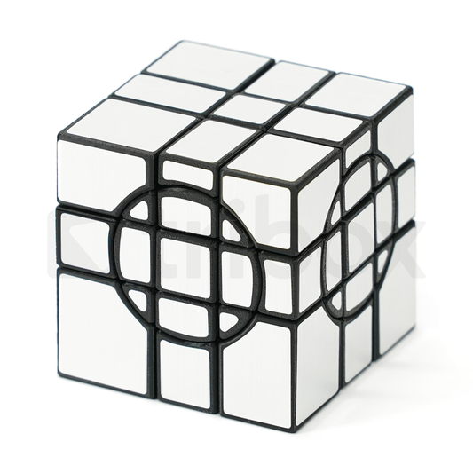 Xu MOD Crazy Mirror Cube 3x3x3 Free 4 Circles Stickered