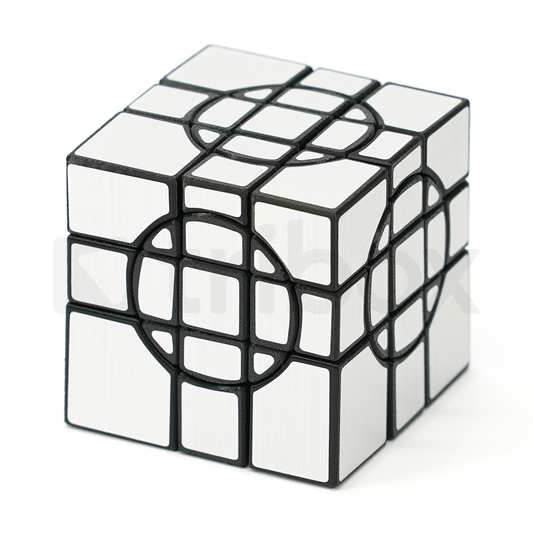 Xu MOD Crazy Mirror Cube 3x3x3 Free 6 Circles Stickered
