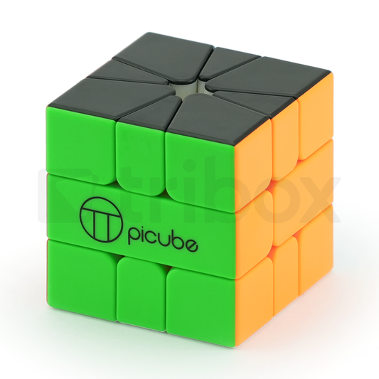 YJ MGC Square-1 Picube Edition Full-Magnetic Maglev (White/Black)